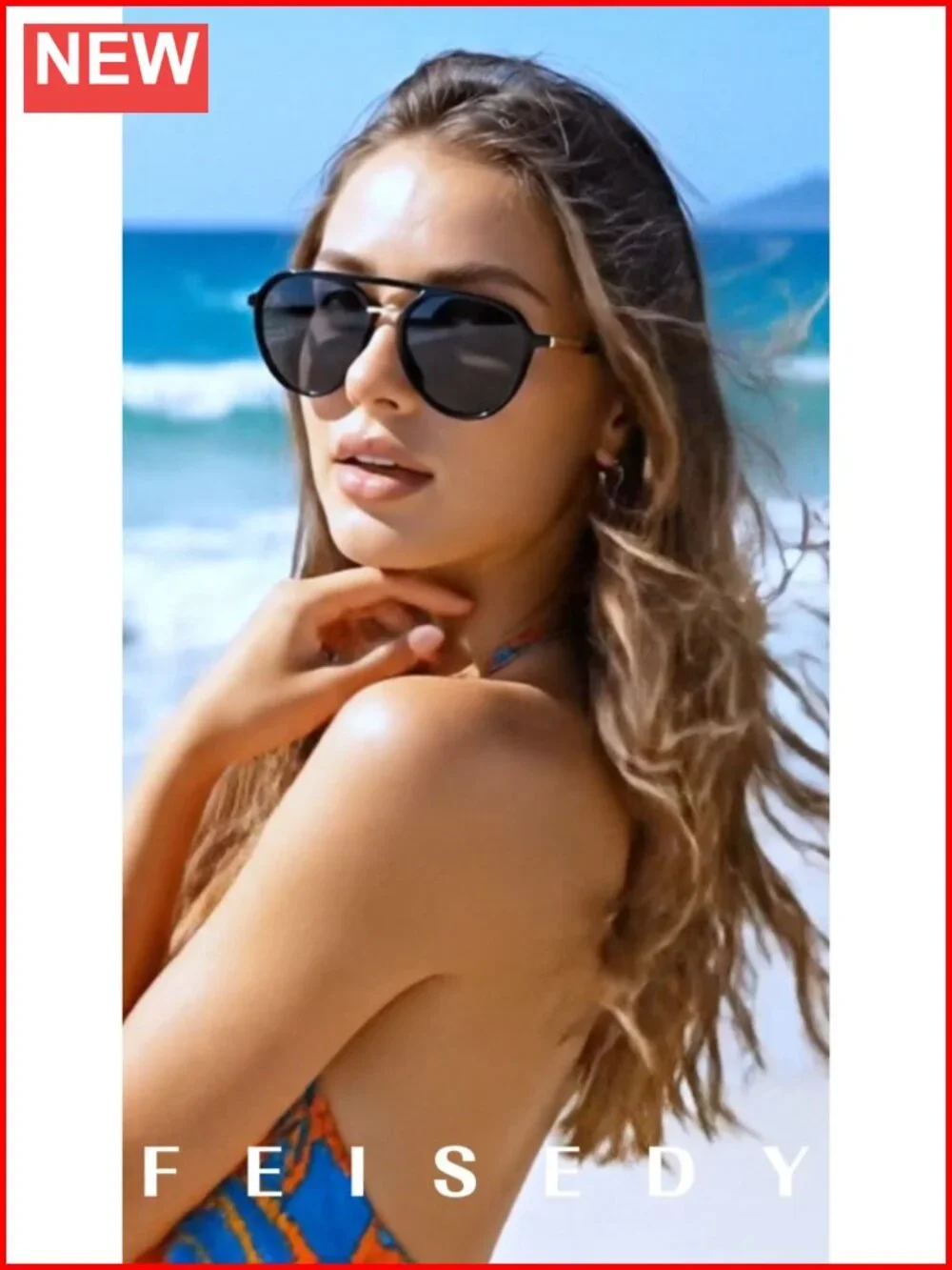 Retro Polarized Aviator Sunglasses UV400 Protection